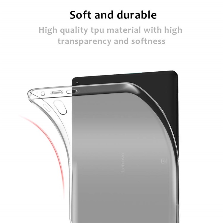 Crystal Clear TPU Protection Tablet Case Shell for Lenovo Tab E10-3