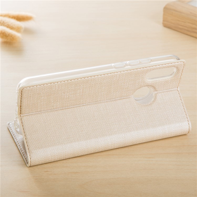 VILI DMX Cross Texture Stand Leather Card Holder Case for Motorola One Power / P30 Note in China - Gold-8