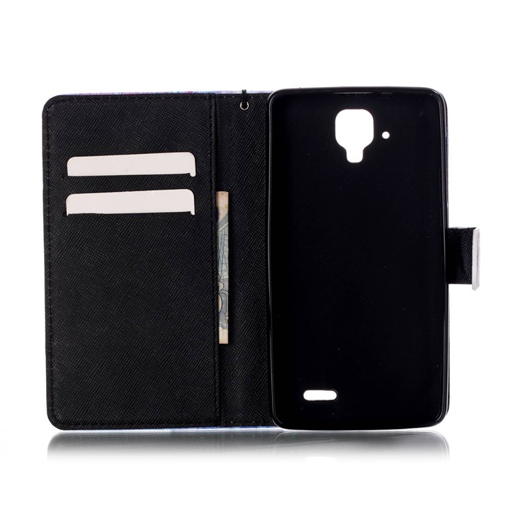Pattern Printing Leather Wallet Phone Case for Lenovo A536 - Retro Dream Catcher-6