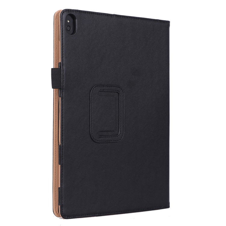 PU Leather Tablet Stand Case with Card Slots and Elastic Hand Strap for Lenovo Tab M10 TB-X605F - Black-10