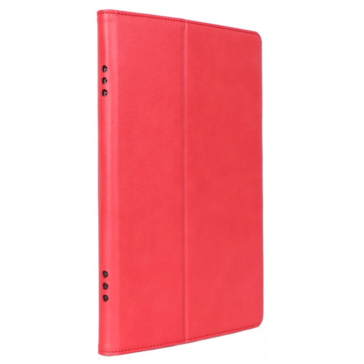 PU Leather Tablet Stand Case with Card Slots and Elastic Hand Strap for Lenovo Tab M10 TB-X605F - Rose-6