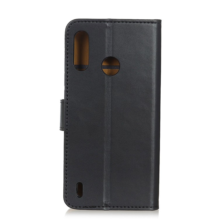 Wallet Leather Stand Case for Motorola P40 Play - Black-8