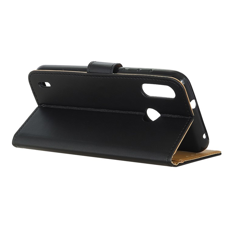 Wallet Leather Stand Case for Motorola P40 Play - Black-9