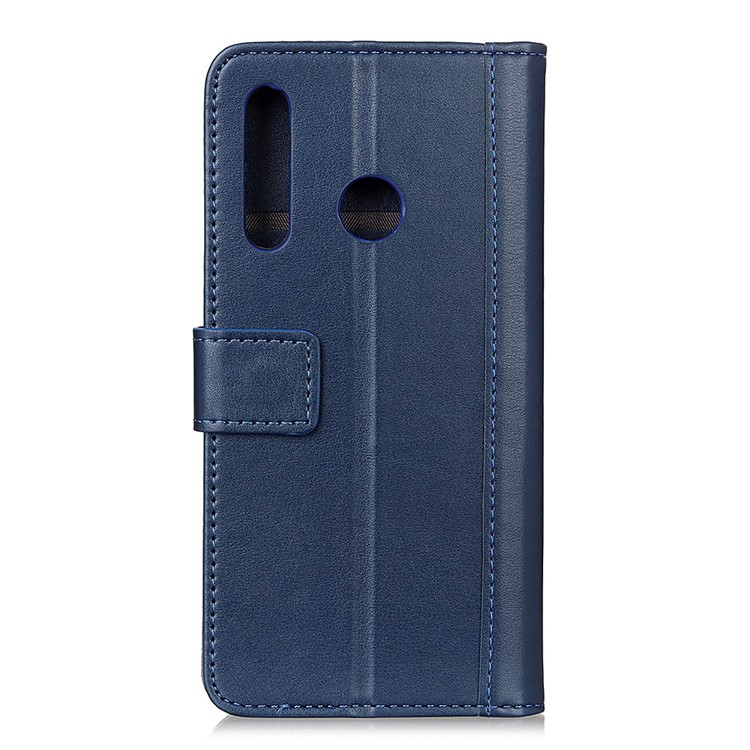 Wallet Leather Stand Case for Motorola P40 Power - Dark Blue-10
