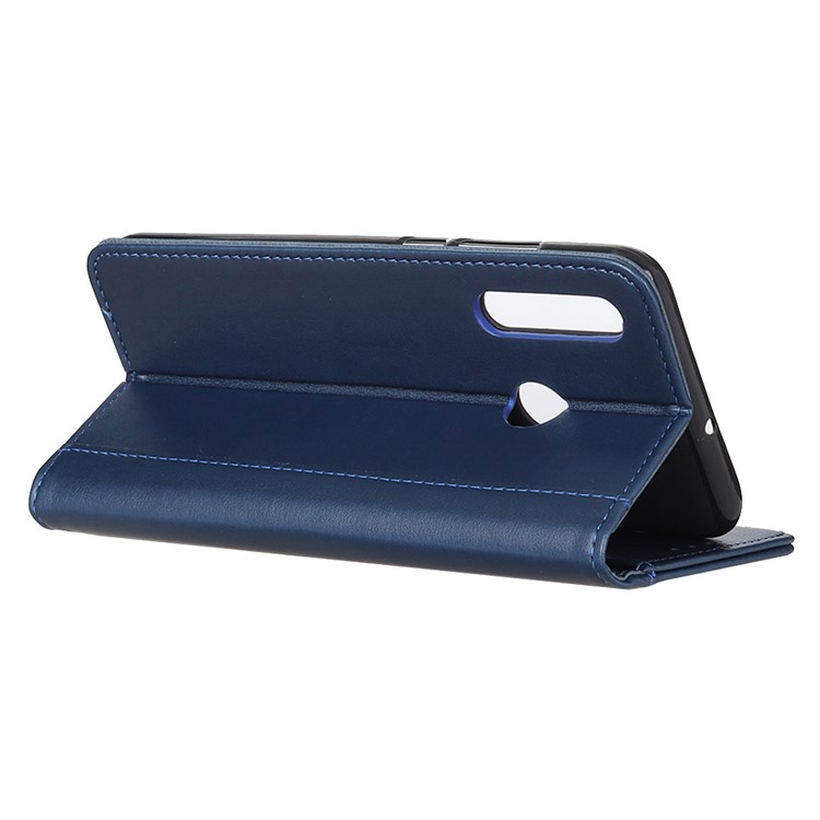 Wallet Leather Stand Case for Motorola P40 Power - Dark Blue-11
