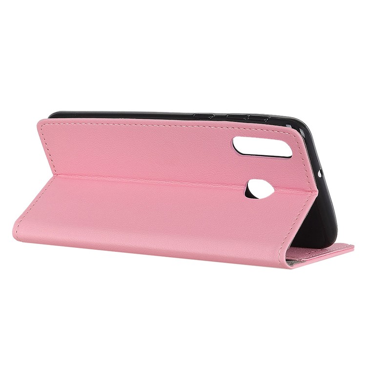 Wallet Stand Leather Flip Cell Phone Case for Motorola P40 Power - Pink-4