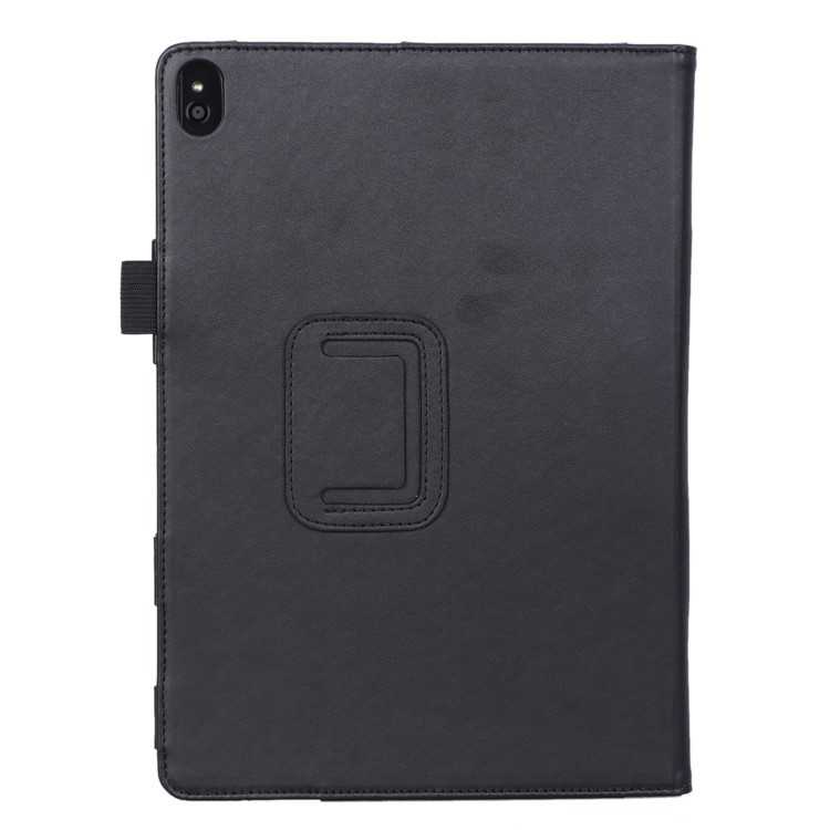 PU Leather Tablet Stand Case with Card Slots and Elastic Hand Strap for Lenovo Tab P10 - Black-9