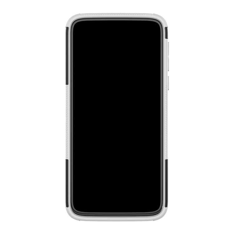 Rutschfestes PC + TPU Hybrid-Gehäuse Mit Ständer Für Motorola Moto G7 Power (EU-Version) - Weiß-3
