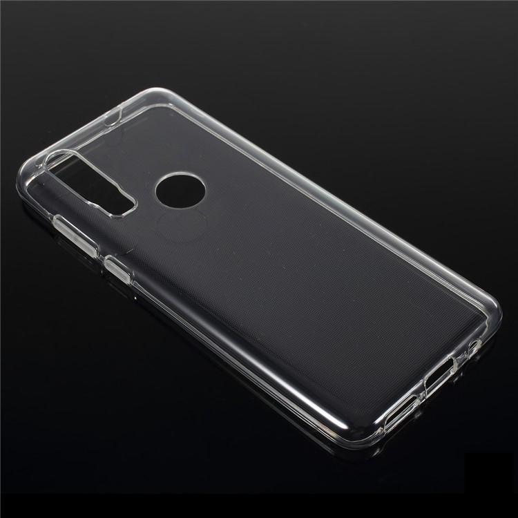 10 PCS/Set Clear TPU Phone Casing with Non-slip Inner for Motorola P40 Power - Transparent-3