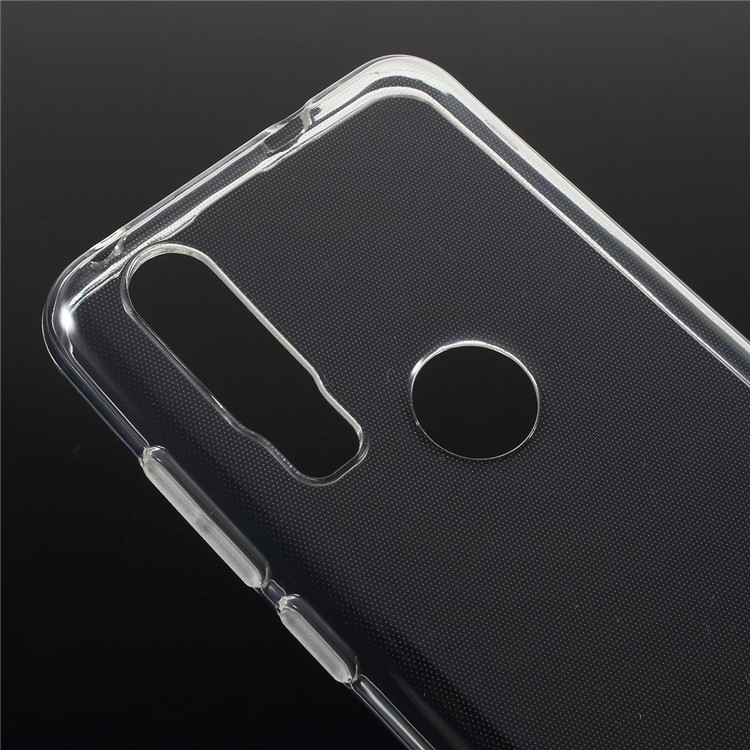 10 PCS/Set Clear TPU Phone Casing with Non-slip Inner for Motorola P40 Power - Transparent-4