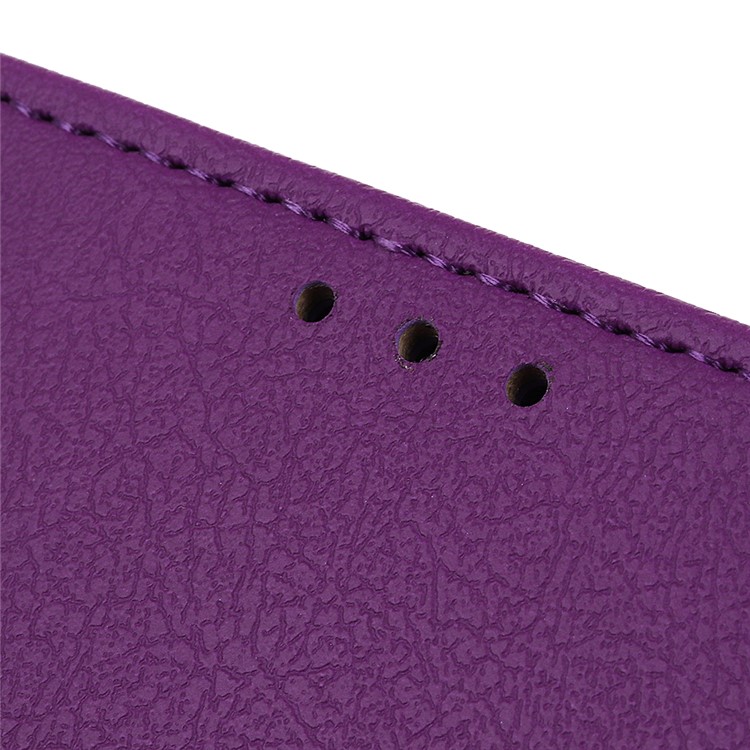 copertura In Pelle Per Telefono Cellulare Per Moto E6 - Viola-7
