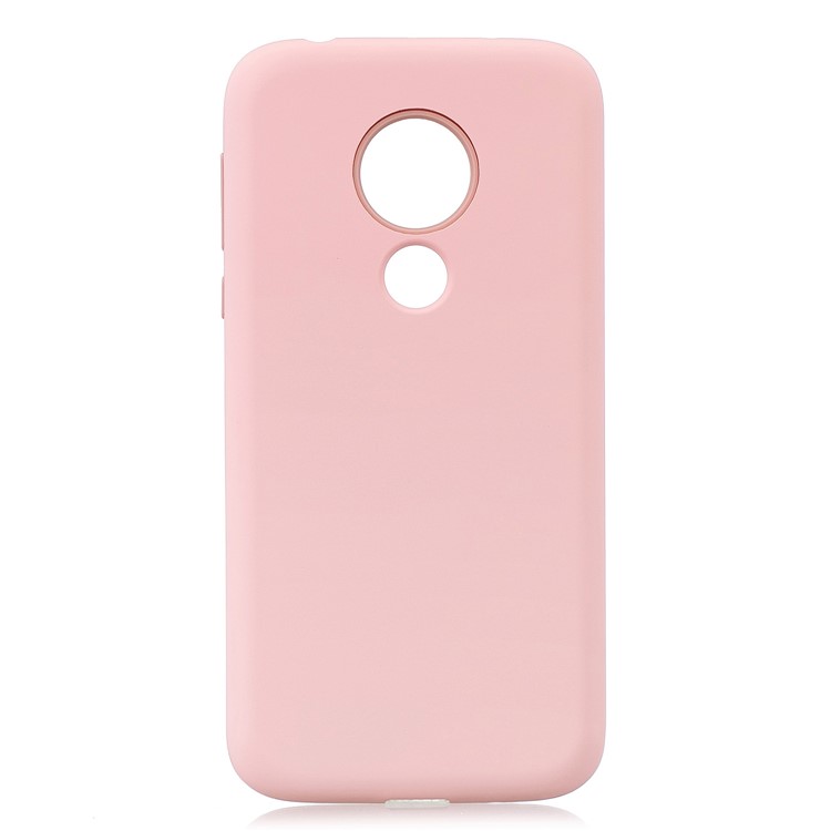 Shock-proof PC+Silicone Detachable 2-in-1 Rubberized Hybrid Back Case for Motorola Moto G7 Power - Pink-1