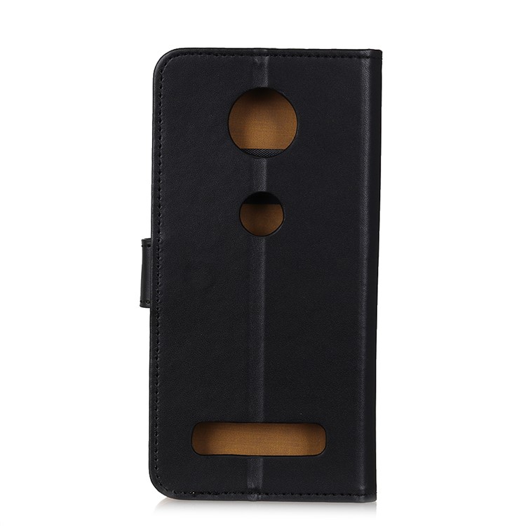 Wallet Leather Stand Cell Phone Cover Case for Motorola Moto Z4 - Black-3