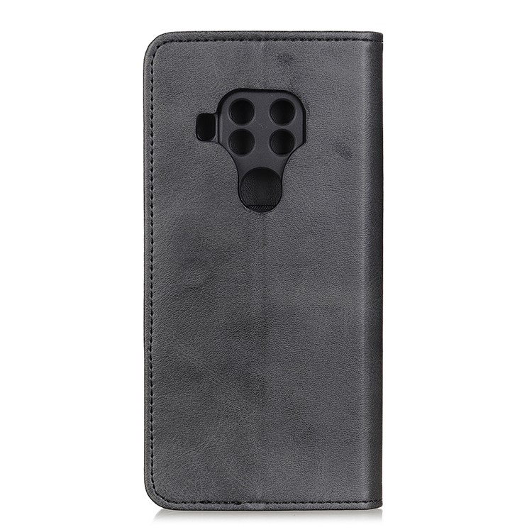 Étui En Cuir PU Auto-absorbé Pour Motorola One Pro - Noir-2