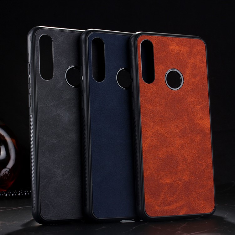 PU Leather TPU Coated + PC Back Phone Shell Cover for Lenovo Z6 Youth / Z6 Lite - Brown-7