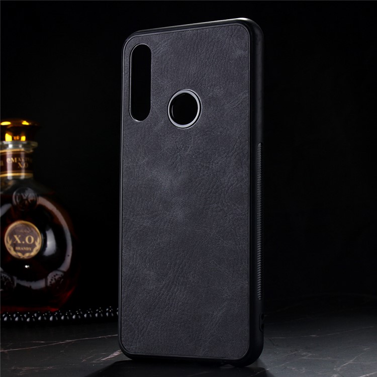 PU Leather TPU Coated + PC Back Phone Shell Cover for Lenovo Z6 Youth / Z6 Lite - Black-2