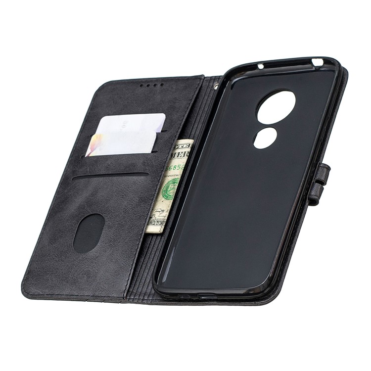 Carteira De Couro Stand Case Para Motorola Moto G7 Power - Preto-8