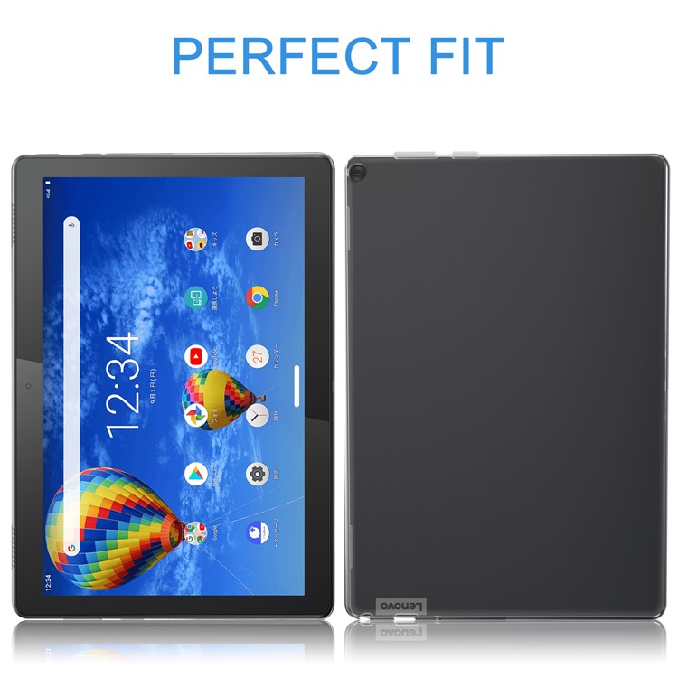 Crystal Clear TPU Shell for Lenovo Tab 4 10/K5 Note (2018)/Tab E8, etc-3