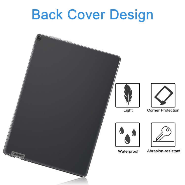Crystal Clear TPU Shell for Lenovo Tab 4 10/K5 Note (2018)/Tab E8, etc-4