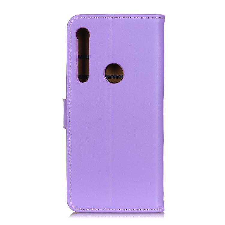 Wallet Leather Stand Case for Motorola One Macro / Moto G8 Play - Purple-8