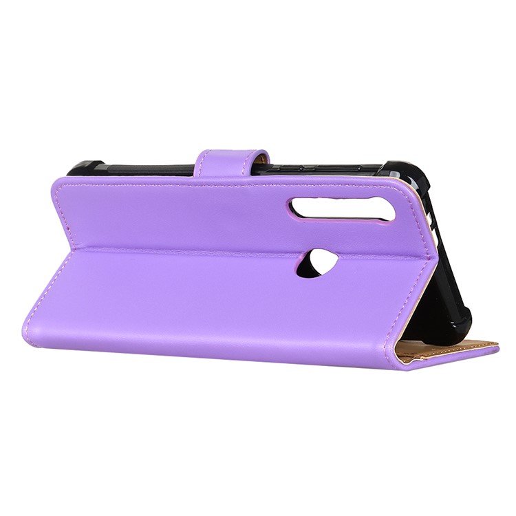 Wallet Leather Stand Case for Motorola One Macro / Moto G8 Play - Purple-9
