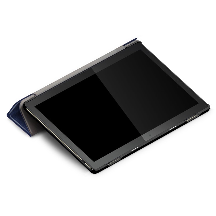 Tri-fold Stand Leather Smart Case for Lenovo Tab M10 TB-X605F/TB-X505 - Blue-7