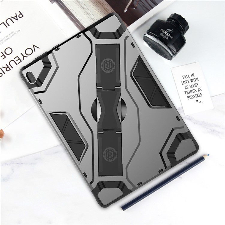 Shield Style Shockproof Strap Kickstand Tablet Case for Lenovo Tab E10/X104 - Black-11