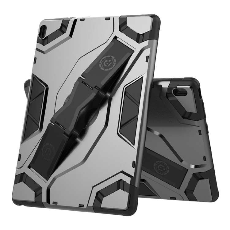 Shield Style Shockproof Strap Kickstand Tablet Case for Lenovo Tab E10/X104 - Black-2
