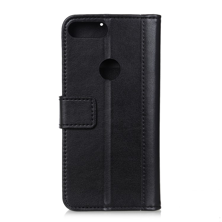 Wallet Leather Stand Case for Motorola Moto E6 Play - Black-9