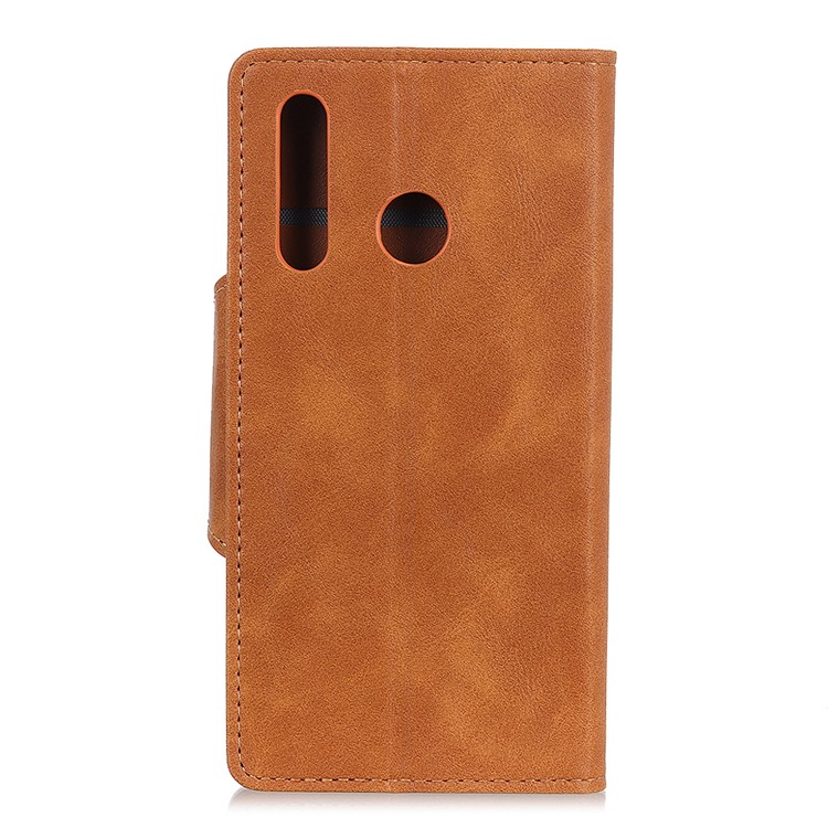 Unique Cool Wallet Leather Stand Case for Motorola Moto G8 Plus - Brown-10