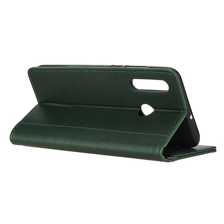 Wallet Leather Stand Case for Motorola Moto G8 Plus - Green-11