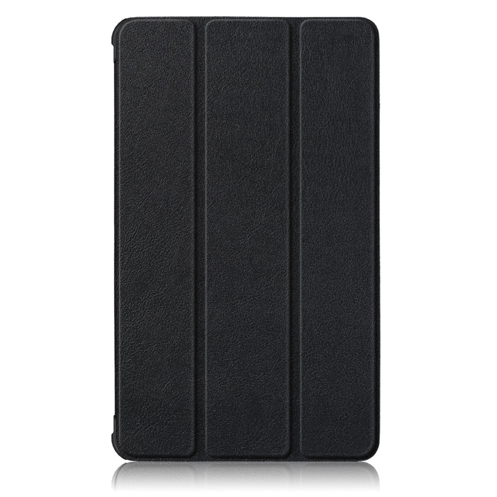 Tri-fold Stand PU Leather Tablet Case for Lenovo Tab M7 TB-7305F - Black-5