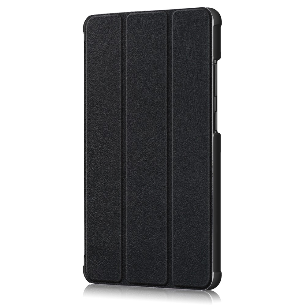 Tri-fold Stand PU Leather Tablet Case for Lenovo Tab M7 TB-7305F - Black-7