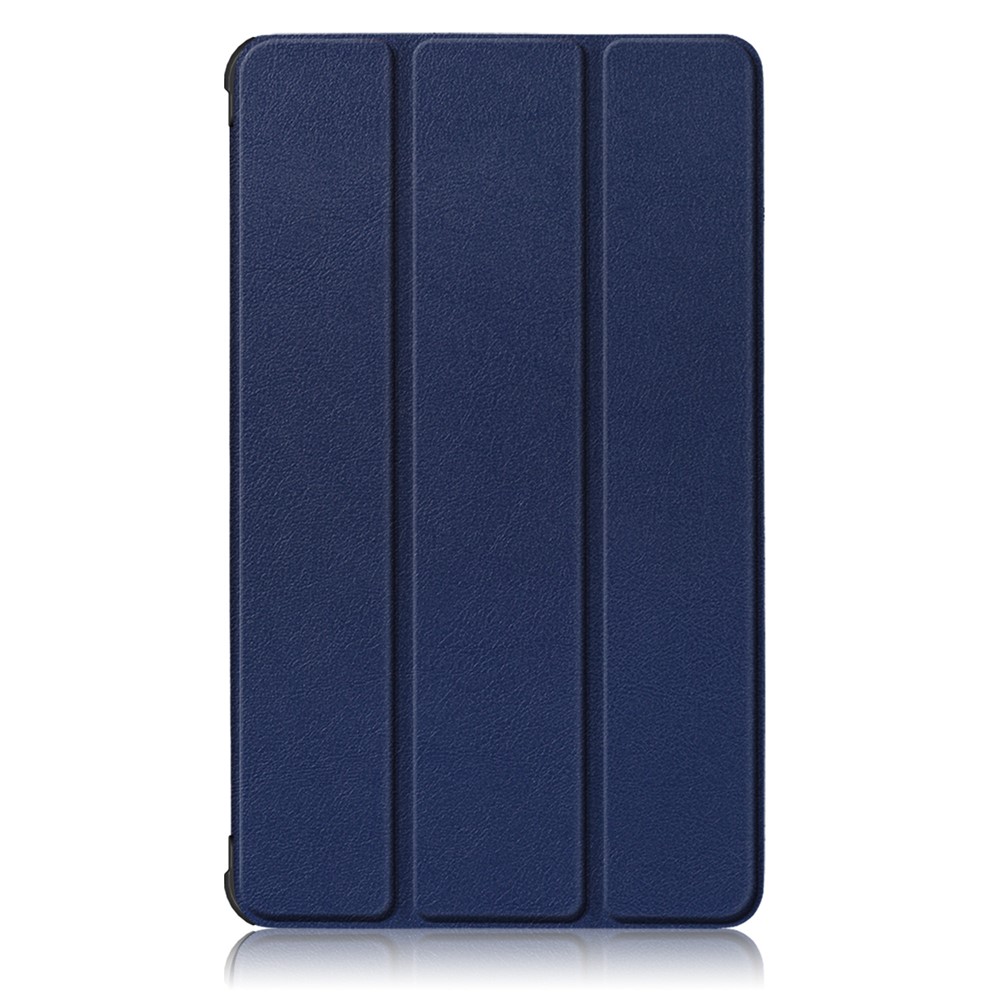 Tri-fold Stand PU Leather Tablet Case for Lenovo Tab M7 TB-7305F - Blue-2