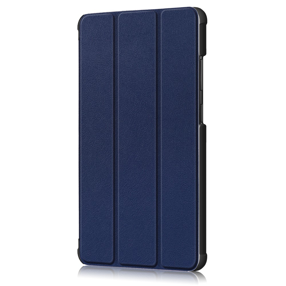Tri-fold Stand PU Leather Tablet Case for Lenovo Tab M7 TB-7305F - Blue-4
