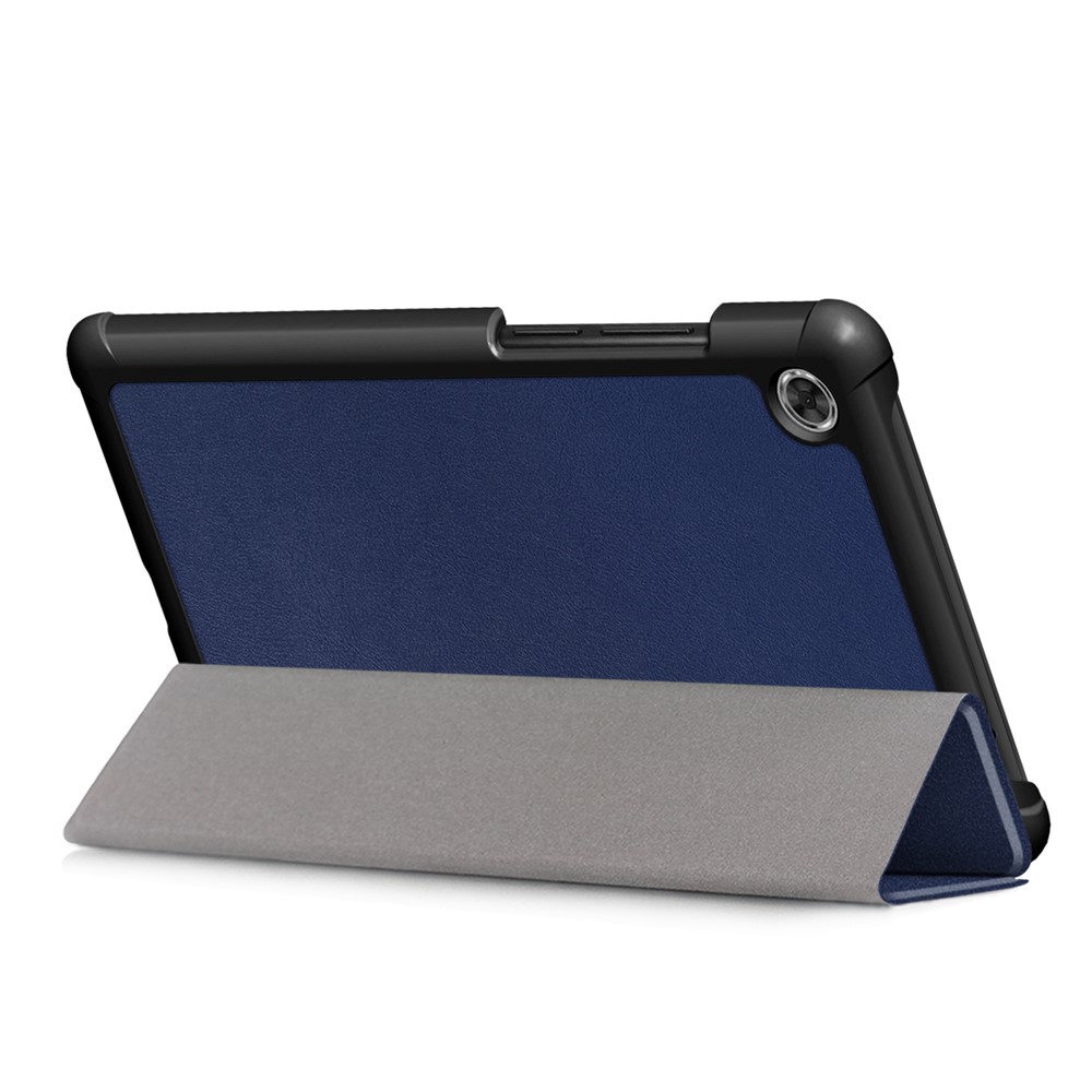 Tri-fold Stand PU Leather Tablet Case for Lenovo Tab M7 TB-7305F - Blue-6