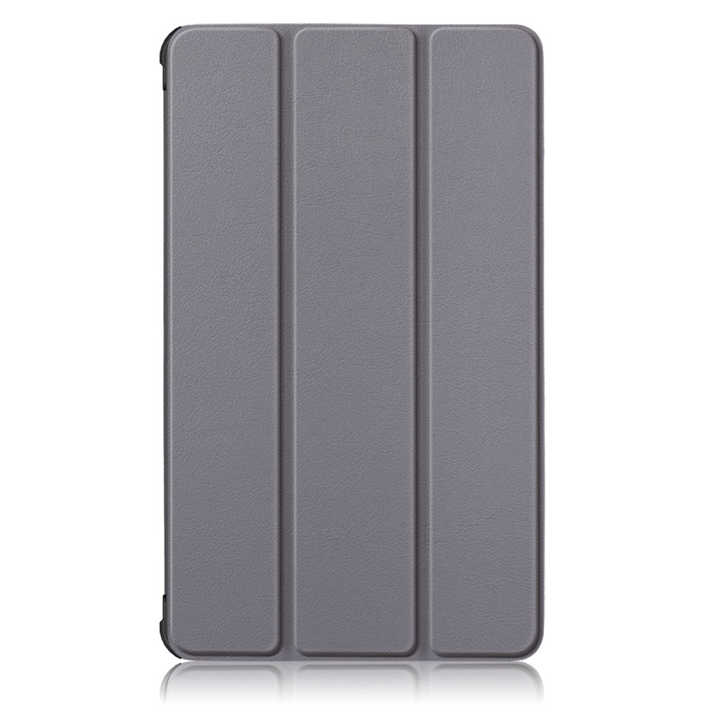 Tri-fold Stand PU Leather Tablet Case for Lenovo Tab M7 TB-7305F - Grey-2