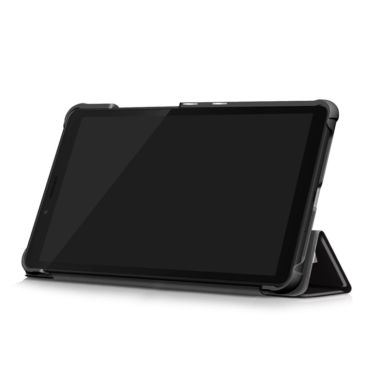Patterned Tri-fold Stand Leather Smart Protective Tablet Case for Lenovo Tab M7 TB-7305F - Don't Touch Me-7