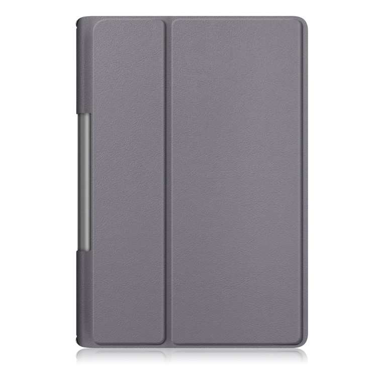 For Lenovo Yoga Smart Tab YT-X705 Tri-fold Stand Leather Protective Tablet Cover Case - Grey-2