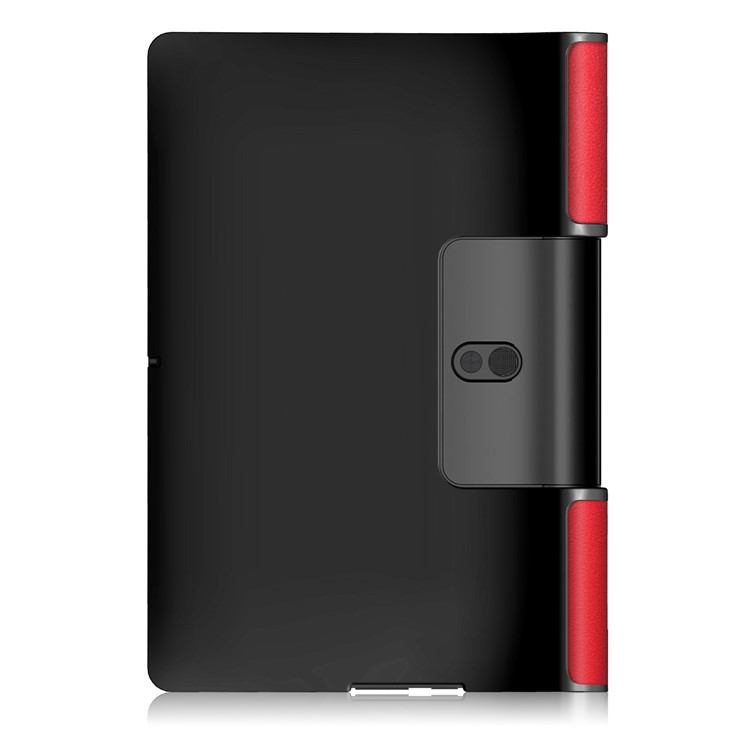 For Lenovo Yoga Smart Tab YT-X705 Tri-fold Stand Leather Protective Tablet Cover Case - Red-3