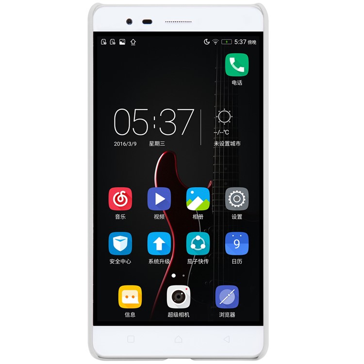 NILLKIN Super Frosted Shield Hard PC Cover for Lenovo K5 Note - White-2