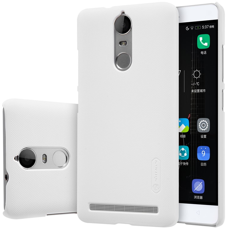 NILLKIN Super Frosted Shield Hard PC Cover for Lenovo K5 Note - White-6
