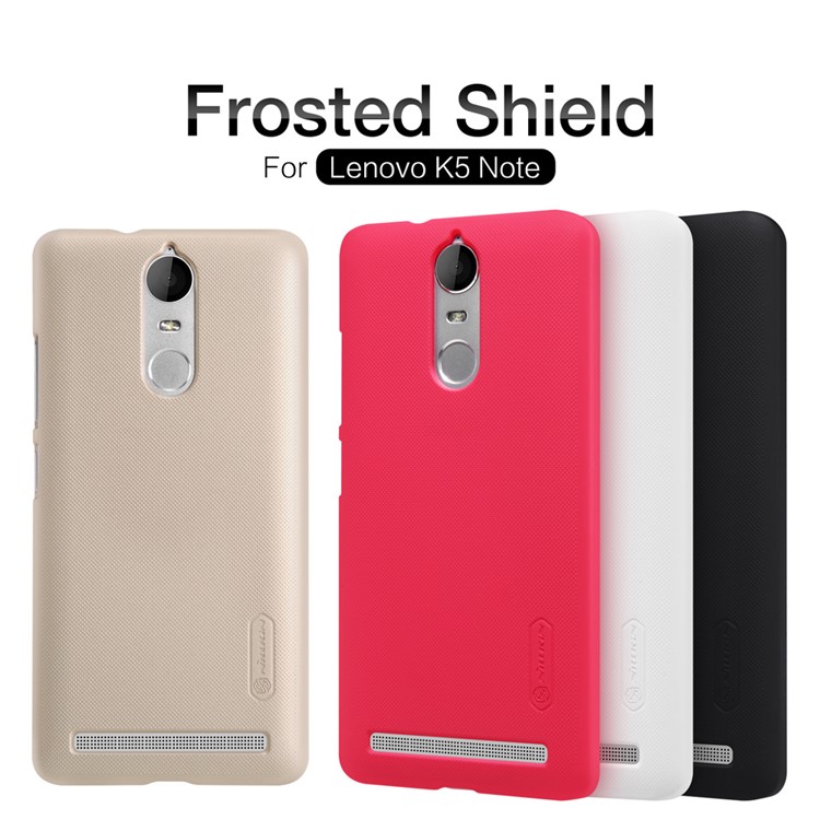 NILLKIN Super Frosted Shield Hard PC Cover for Lenovo K5 Note - White-7