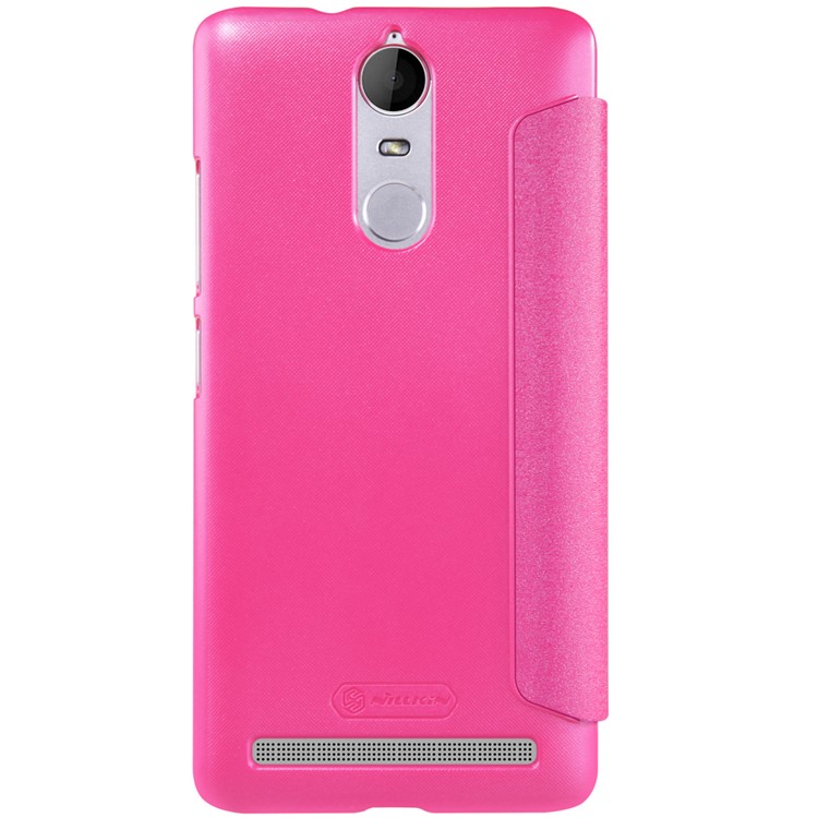 NILLKIN Sparkle for Lenovo K5 Note Smart View Window Flip Shell - Rose-2