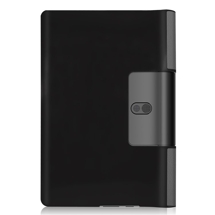 Couverture En Cuir Anti-rayures Pour Lenovo Yoga Smart Tab 10,1 / TAB 5 YT-X705 Avec Tablette De Support - Gris