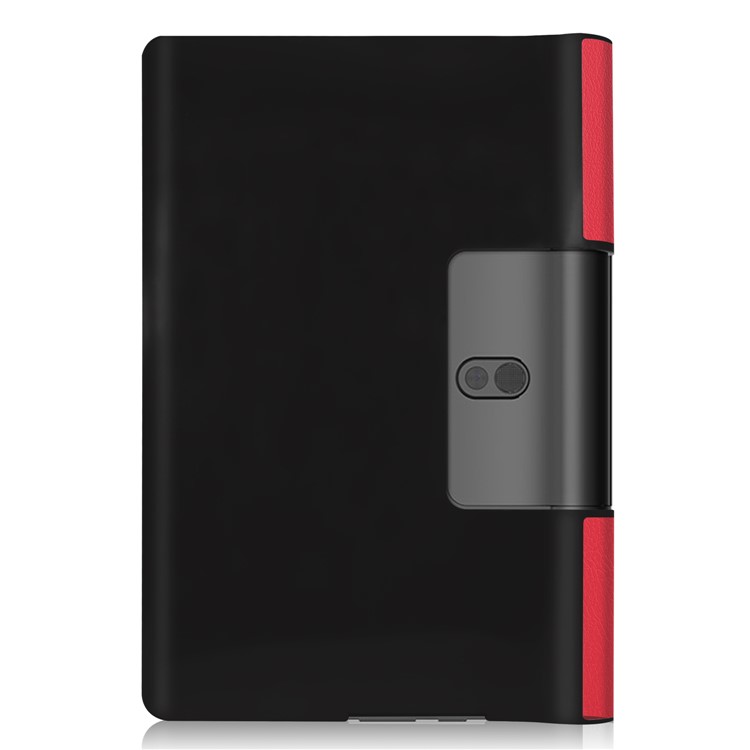 Leather Cover for Lenovo Yoga Smart Tab 10.1/Tab 5 YT-X705 with Stand Tablet Case - Red-2
