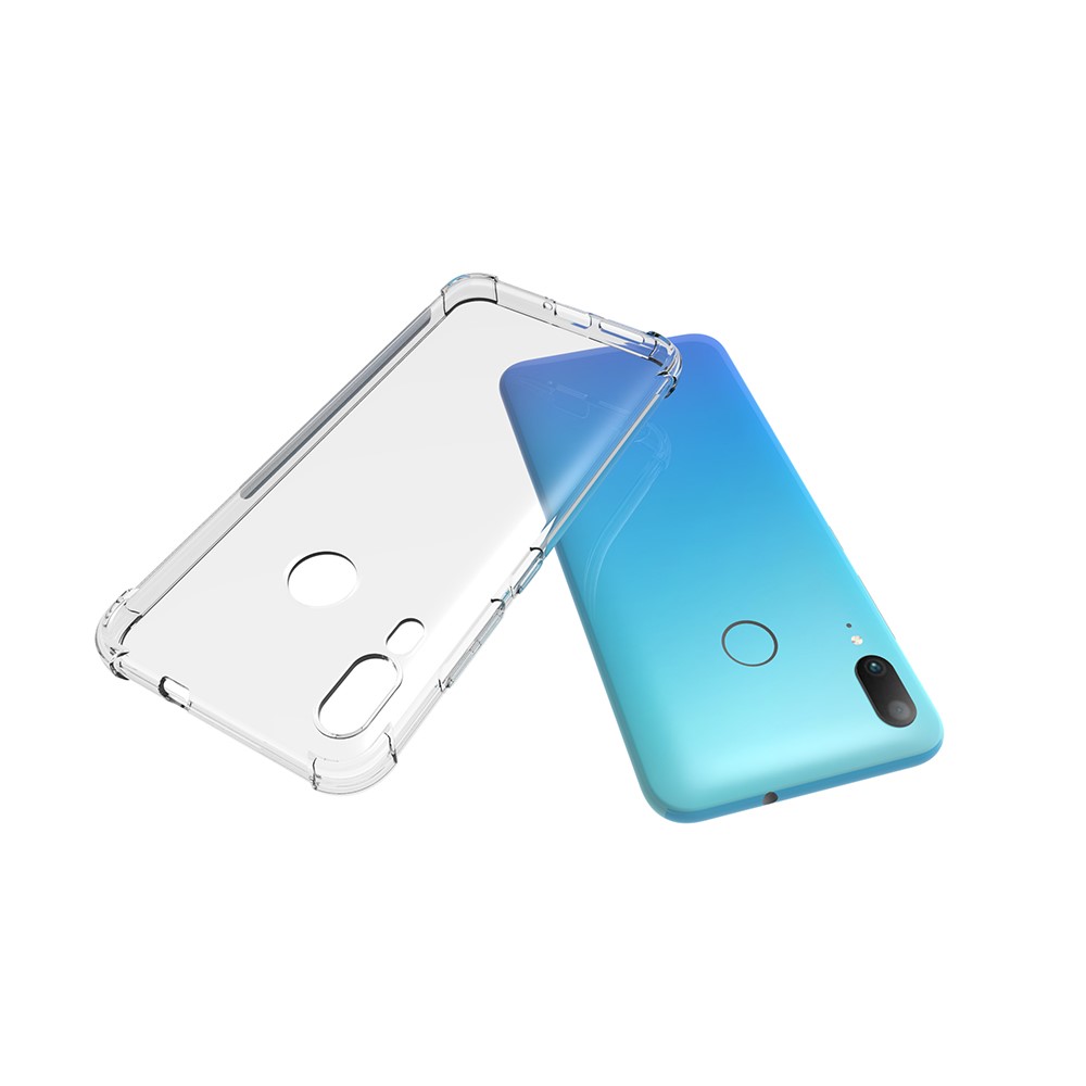 Clear Shockproof Anti-slip TPU Phone Case for Motorola Moto E6 Plus-2