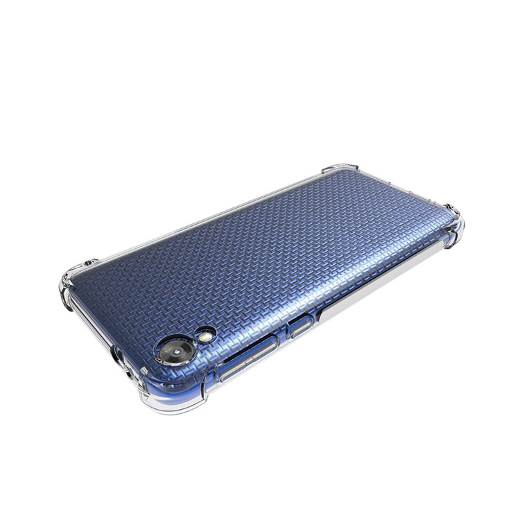 Transparent Anti-slip Shockproof TPU Phone Case for Motorola Moto E6-3