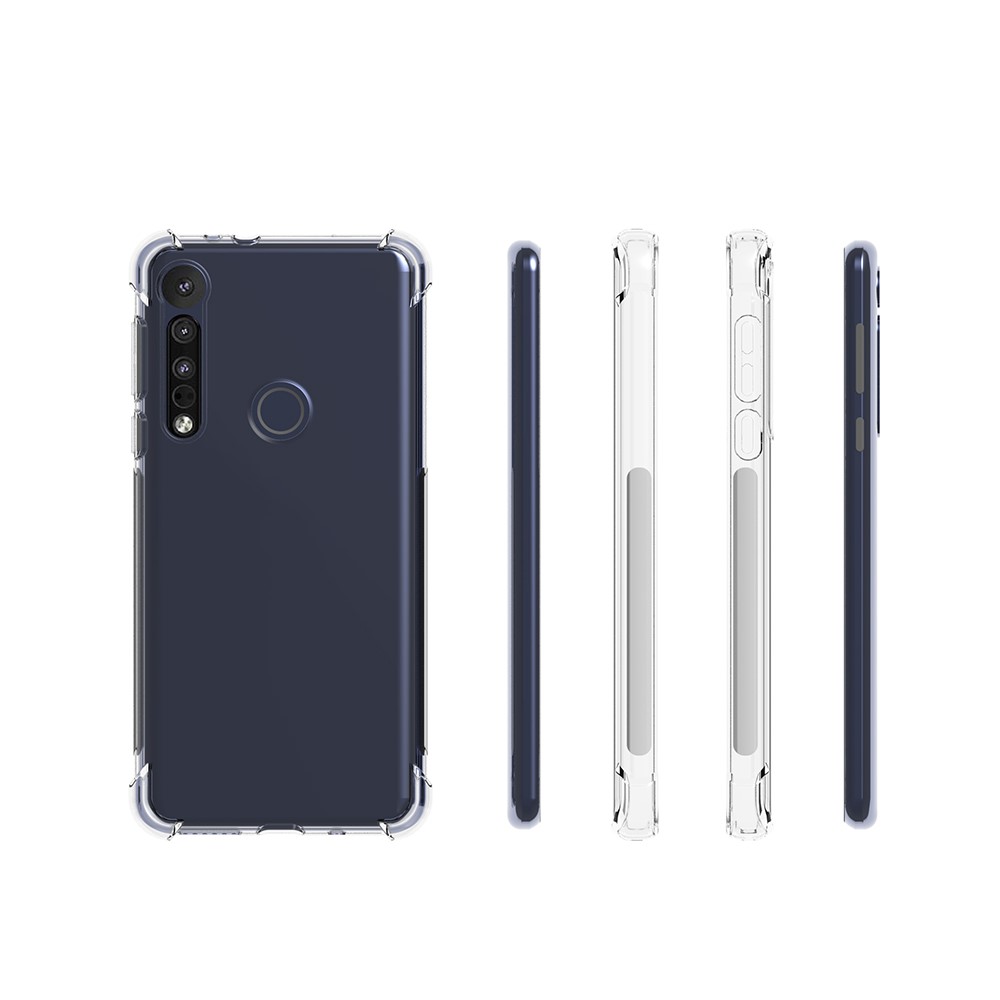 Coque TPU Antidérapante Antidérapante Transparente Pour Motorola One Macro