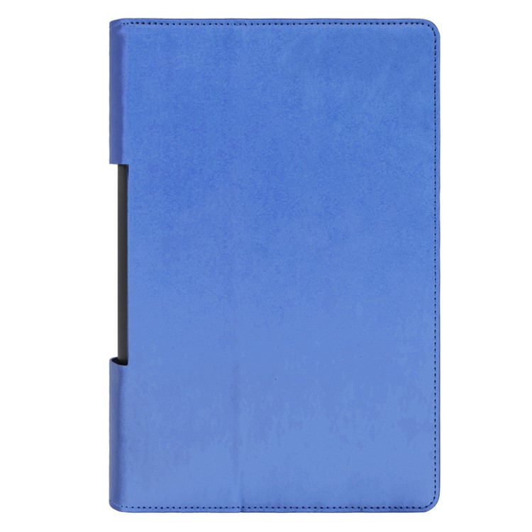 Business Style Flip Leather Stand Tablet Shell Com Slots de Cartão Para Lenovo Yoga Smart Tab 10.1 - Azul-9